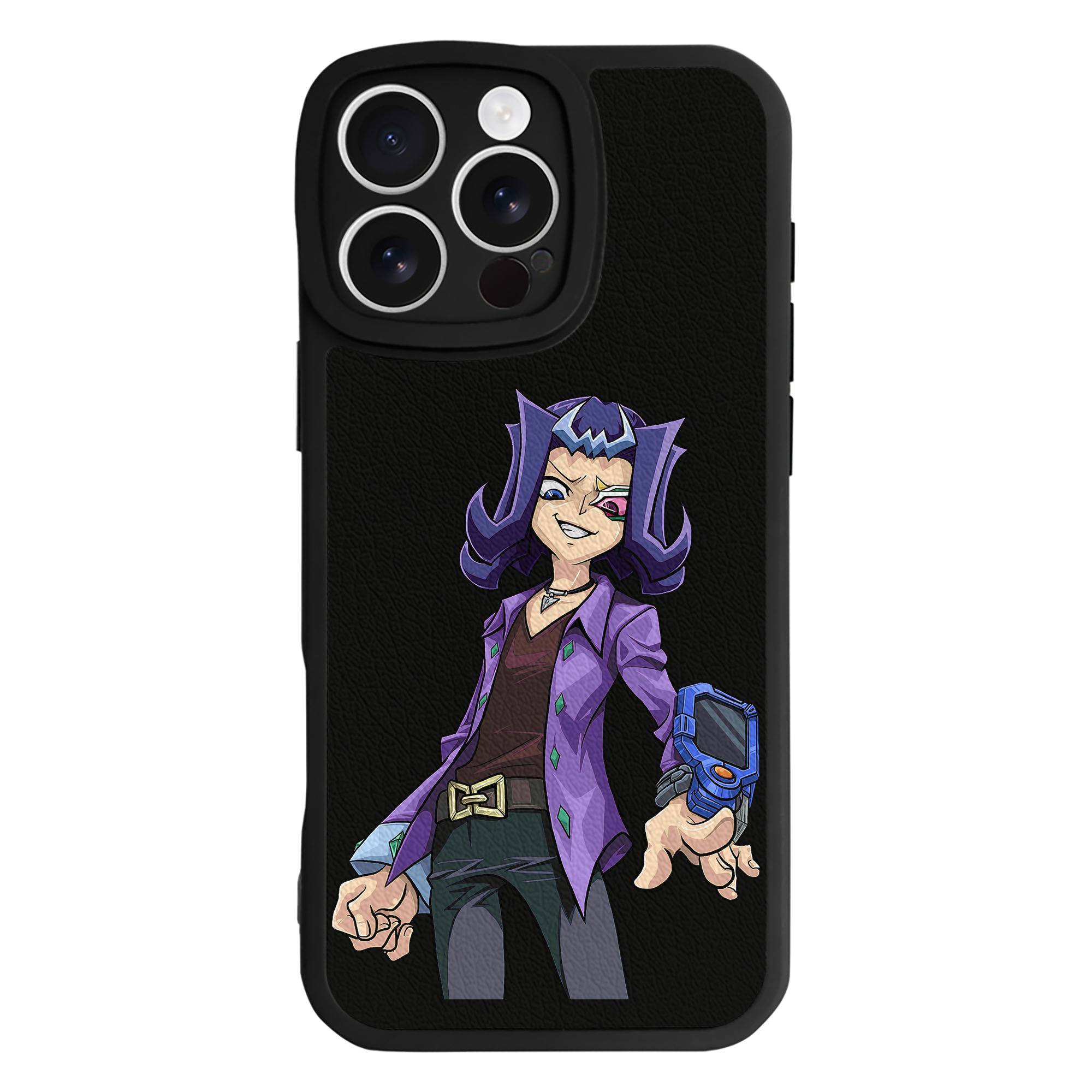 遊☆戯☆王 Yu-Gi-Oh! 【iPhone 16シリーズ対応】シリコンスマホケース（レザー調） 材質：シリコン